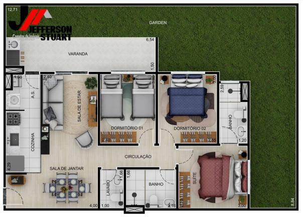 Imagem Apartamento com 3 Quartos à Venda, 73 m² em São Dimas - Guaratinguetá Imagem Apartamento com 3 Quartos à Venda, 73 m² em São Dimas - Guaratinguetá