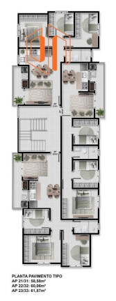 Imagem Apartamento com 3 Quartos à Venda, 61 m² em Santo Antônio - São José Dos Pinhais Imagem Apartamento com 3 Quartos à Venda, 61 m² em Santo Antônio - São José Dos Pinhais