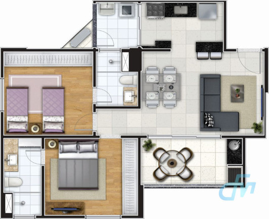 Imagem Apartamento com 2 Quartos à Venda, 64 m² em Loteamento Mogilar - Mogi Das Cruzes Imagem Apartamento com 2 Quartos à Venda, 64 m² em Loteamento Mogilar - Mogi Das Cruzes
