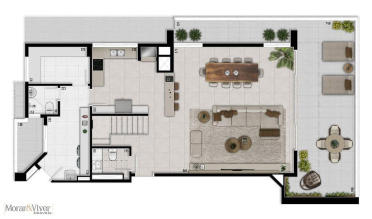 Imagem Cobertura com 3 Quartos à Venda, 206 m² em Alto Da Rua Xv - Curitiba