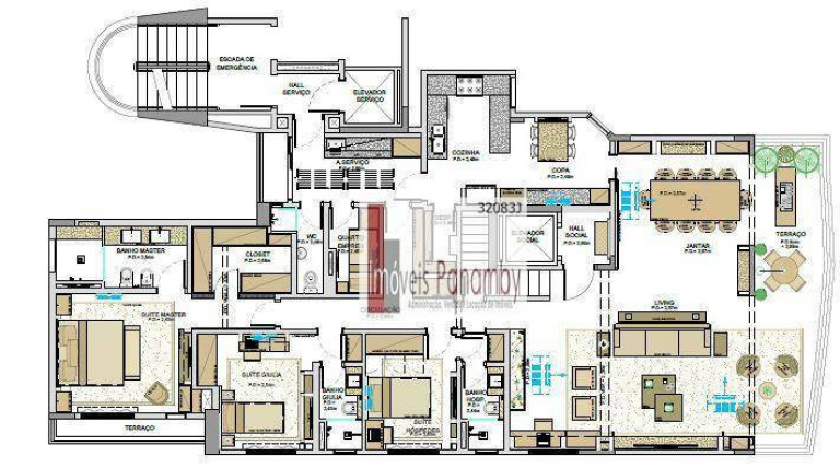 Imagem Cobertura com 4 Quartos à Venda, 420 m² em Vila Nova Conceição - São Paulo Imagem Cobertura com 4 Quartos à Venda, 420 m² em Vila Nova Conceição - São Paulo