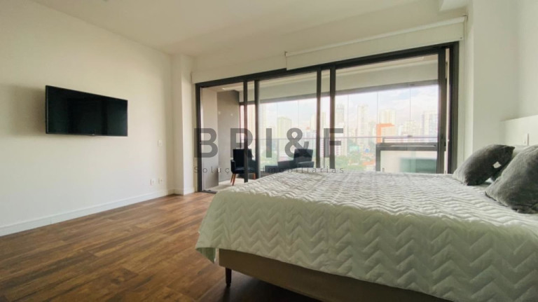 Apartamento com 1 Quarto para Alugar, 43 m² em Brooklin  - São Paulo