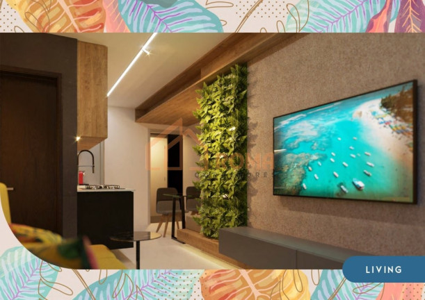 Imagem Apartamento com 1 Quarto à Venda, 31 m² em Porto De Galinhas - Ipojuca