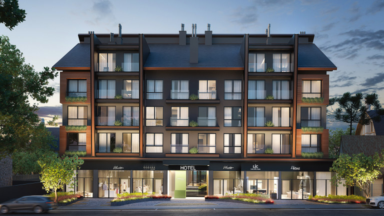 Apartamento com 2 Quartos à Venda, 79 m² em Centro - Gramado