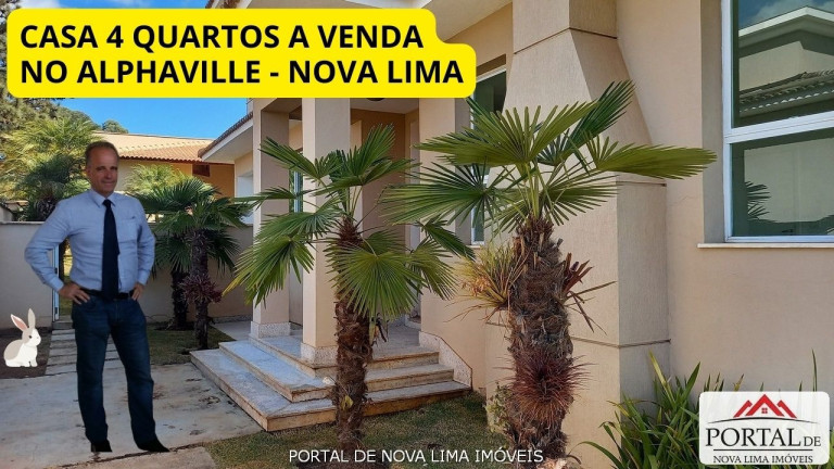 Casa com 4 Quartos à Venda, 290 m² em Alphaville - Lagoa Dos Ingleses - Nova Lima