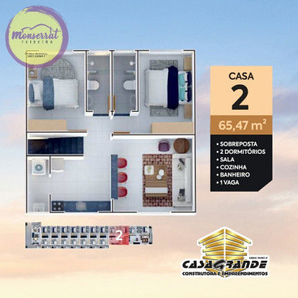 Imagem Imóvel com 2 Quartos à Venda, 61 m² em Real - Praia Grande Imagem Imóvel com 2 Quartos à Venda, 61 m² em Real - Praia Grande
