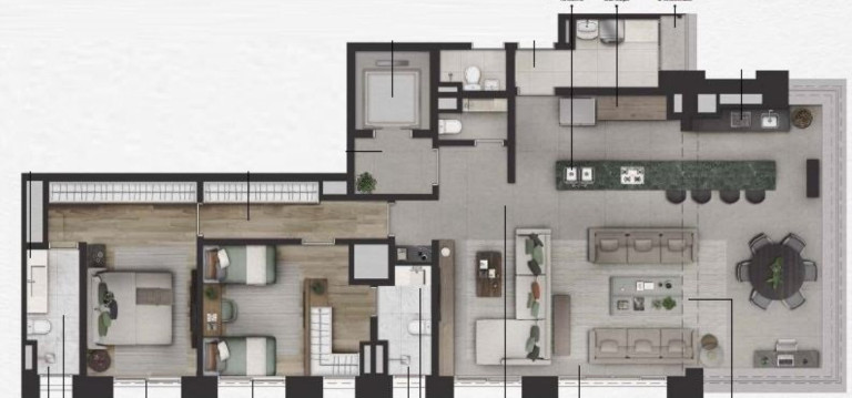 Imagem Apartamento com 3 Quartos à Venda, 155 m² em Itaim Bibi - São Paulo Imagem Apartamento com 3 Quartos à Venda, 155 m² em Itaim Bibi - São Paulo