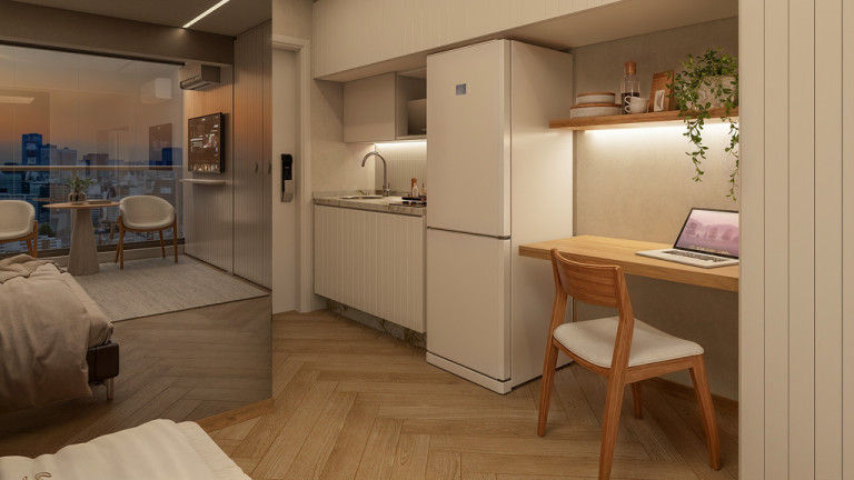 Imagem Imóvel com 1 Quarto à Venda, 19 m² em Aclimação - São Paulo