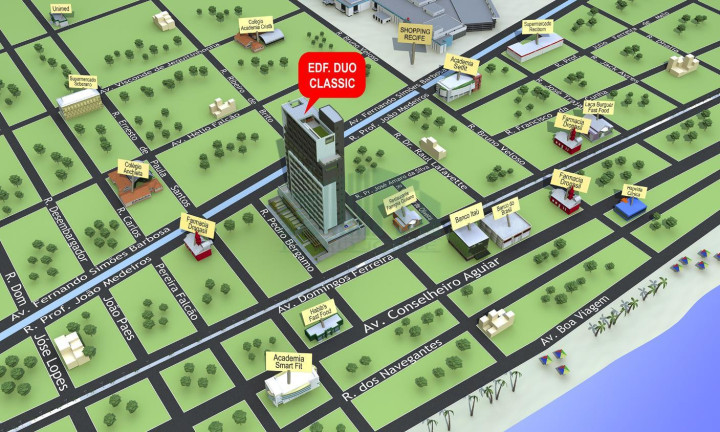 Imagem Apartamento com 1 Quarto à Venda, 24 m² em Boa Viagem - Recife Imagem Apartamento com 1 Quarto à Venda, 24 m² em Boa Viagem - Recife