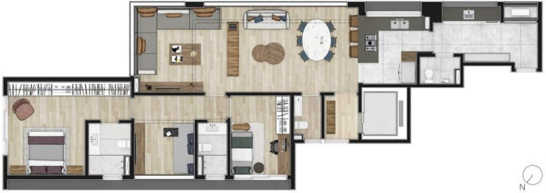 Imagem Apartamento com 2 Quartos à Venda, 137 m² em Pinheiros - São Paulo