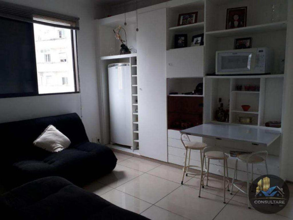 Imagem Apartamento com 1 Quarto à Venda, 55 m² em José Menino - Santos