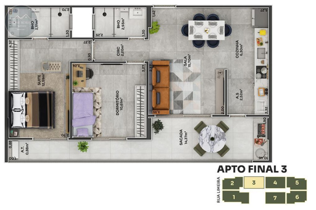 Imagem Imóvel com 2 Quartos à Venda, 81 m² em Boqueirão - Praia Grande