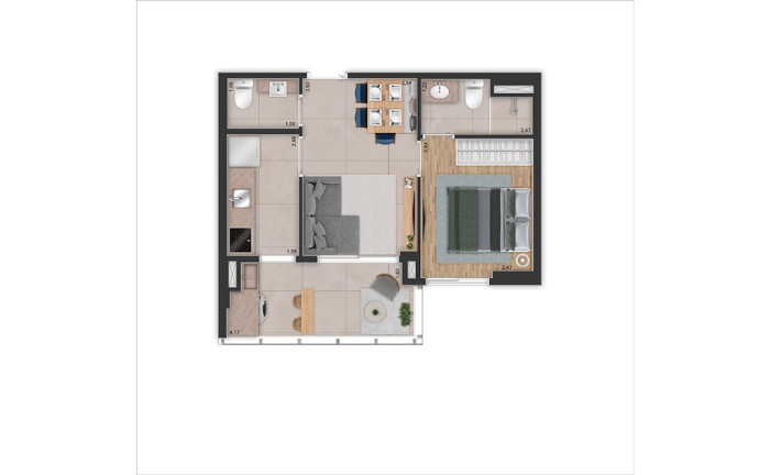 Imagem Imóvel com 1 Quarto à Venda, 38 m² em Campo Belo - São Paulo Imagem Imóvel com 1 Quarto à Venda, 38 m² em Campo Belo - São Paulo