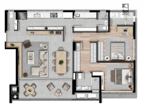 Imagem Apartamento com 2 Quartos à Venda, 135 m² em Bigorrilho - Curitiba Imagem Apartamento com 2 Quartos à Venda, 135 m² em Bigorrilho - Curitiba