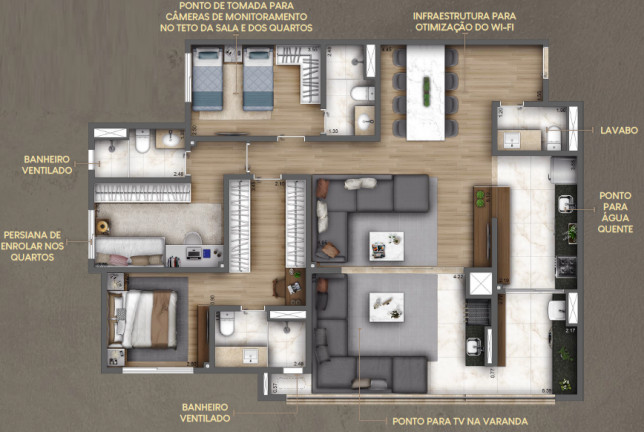 Imagem Apartamento com 4 Quartos à Venda, 119 m² em Vila Leopoldina - São Paulo Imagem Apartamento com 4 Quartos à Venda, 119 m² em Vila Leopoldina - São Paulo
