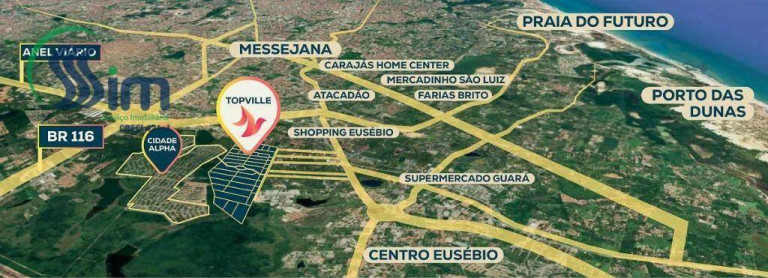 Terreno à Venda, 150 m² em Eusébio - Eusébio
