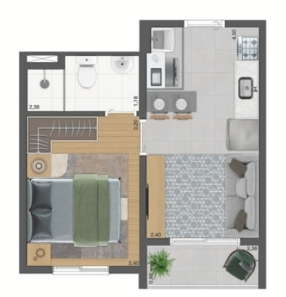 Imagem Apartamento com 1 Quarto à Venda, 27 m² em Campo Belo - São Paulo Imagem Apartamento com 1 Quarto à Venda, 27 m² em Campo Belo - São Paulo
