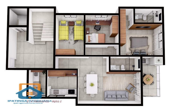 Imagem Apartamento com 3 Quartos à Venda, em Cidade Nobre - Ipatinga Imagem Apartamento com 3 Quartos à Venda, em Cidade Nobre - Ipatinga