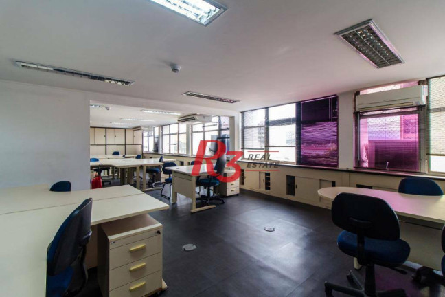 Imagem Sala Comercial para Alugar, 221 m² em Centro - Santos Imagem Sala Comercial para Alugar, 221 m² em Centro - Santos