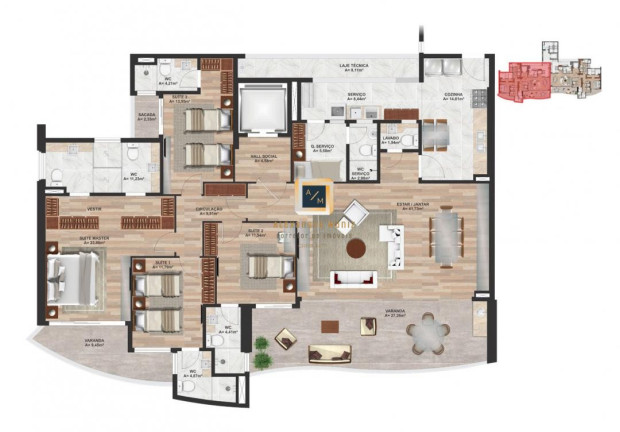 Imagem Apartamento com 5 Quartos à Venda, 218 m² em Aldeota - Fortaleza Imagem Apartamento com 5 Quartos à Venda, 218 m² em Aldeota - Fortaleza