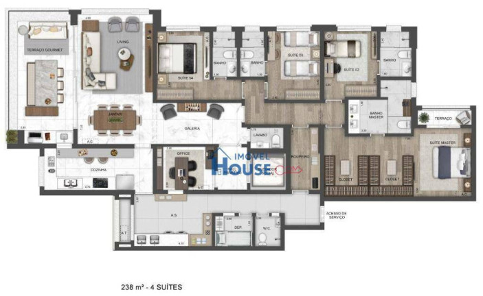 Imagem Apartamento com 4 Quartos à Venda, 238 m² em Vila Romana - São Paulo Imagem Apartamento com 4 Quartos à Venda, 238 m² em Vila Romana - São Paulo