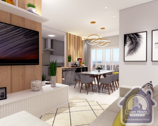 Apartamento com 3 Quartos à Venda, 80 m² em Centro - Poá