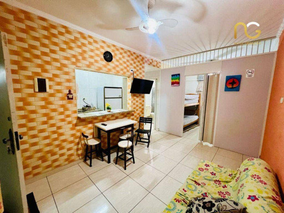 Kitnet com 1 Quarto à Venda, 35 m² em Boqueirão - Praia Grande