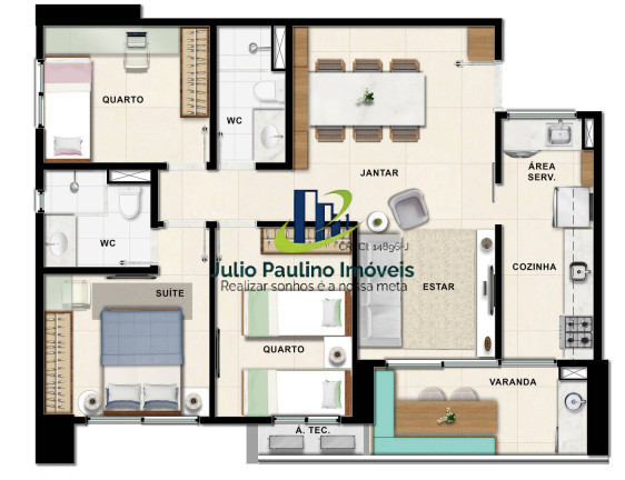 Imagem Apartamento à Venda,  em Caxangá - Recife