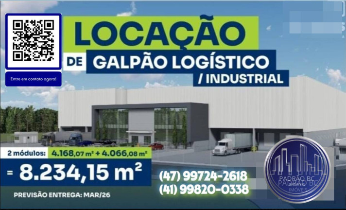 Imagem Imóvel Comercial para Alugar, 1 m² em Araquari Imagem Imóvel Comercial para Alugar, 1 m² em Araquari