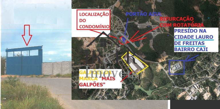 Imagem Galpão para Alugar, 300 m² em Vida Nova - Lauro De Freitas
