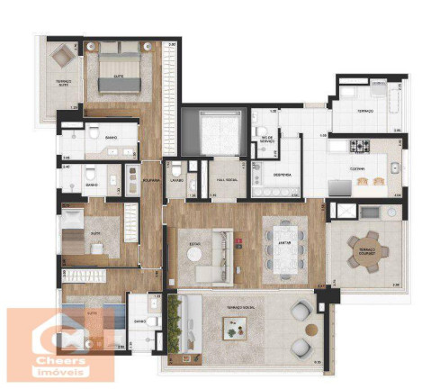 Imagem Apartamento com 4 Quartos à Venda, 157 m² em Moema - São Paulo Imagem Apartamento com 4 Quartos à Venda, 157 m² em Moema - São Paulo