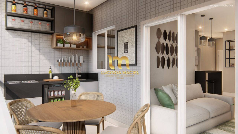 Imagem Apartamento com 2 Quartos à Venda, 61 m² em Guilhermina - Praia Grande