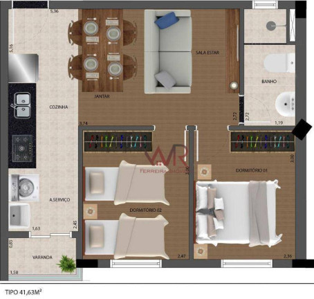 Imagem Apartamento com 2 Quartos à Venda, 37 m² em Cidade Líder - São Paulo