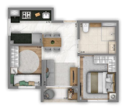 Imagem Apartamento com 1 Quarto à Venda, 27 m² em Vila São José (ipiranga) - São Paulo
