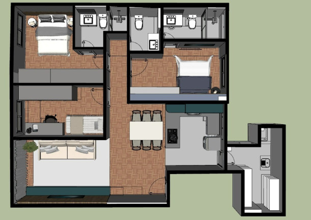 Imagem Apartamento com 3 Quartos à Venda, 92 m² em Itaim Bibi - São Paulo Imagem Apartamento com 3 Quartos à Venda, 92 m² em Itaim Bibi - São Paulo