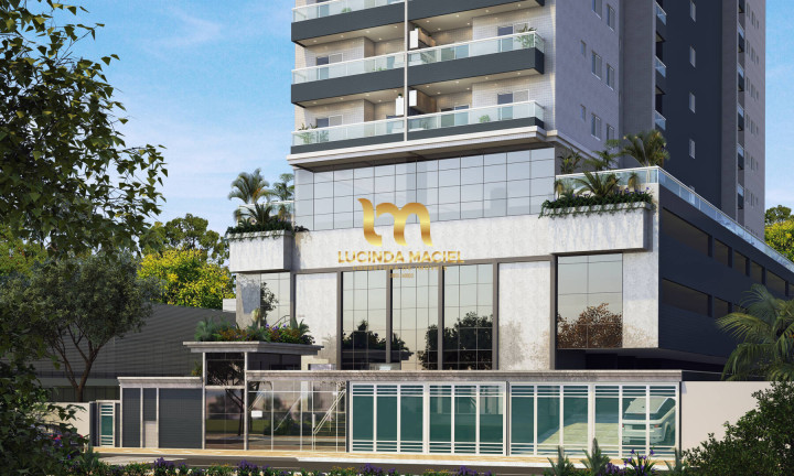 Imagem Apartamento com 1 Quarto à Venda, 38 m² em Guilhermina - Praia Grande