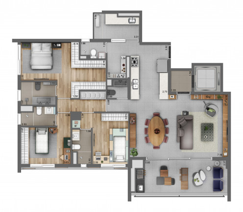 Imagem Apartamento com 3 Quartos à Venda, 149 m² em Moema - São Paulo Imagem Apartamento com 3 Quartos à Venda, 149 m² em Moema - São Paulo