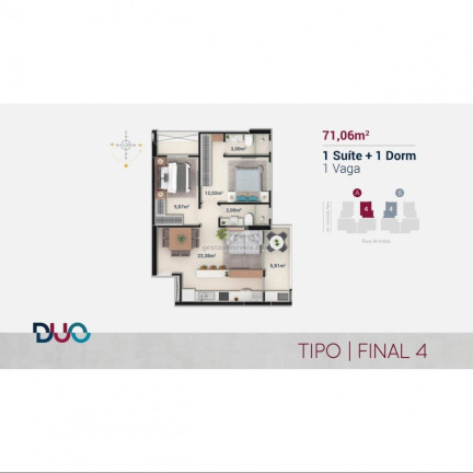 Imagem Sala Comercial à Venda, 83 m² em Praia Brava - Itajaí