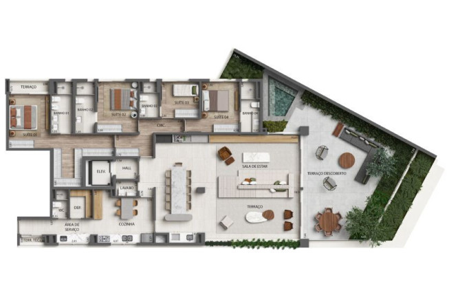 Imagem Cobertura com 3 Quartos à Venda, 392 m² em Moema - São Paulo Imagem Cobertura com 3 Quartos à Venda, 392 m² em Moema - São Paulo