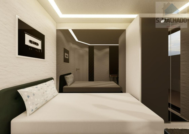 Imagem Apartamento com 2 Quartos à Venda, 45 m² em Campestre - Santo André