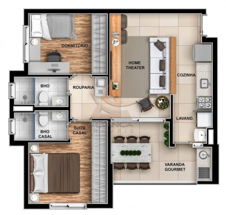 Imagem Apartamento com 2 Quartos à Venda, 66 m² em Jardim Botânico - Ribeirão Preto Imagem Apartamento com 2 Quartos à Venda, 66 m² em Jardim Botânico - Ribeirão Preto