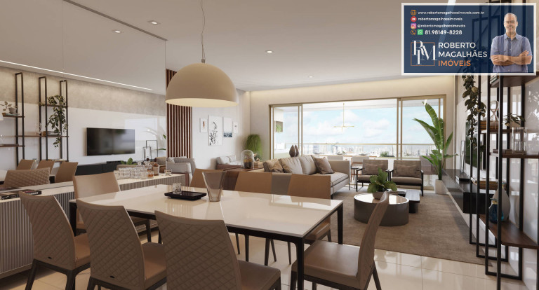 Imagem Apartamento com 4 Quartos à Venda, 134 m² em Poço - Recife