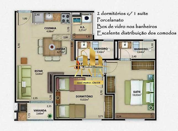Imagem Apartamento com 2 Quartos à Venda, 57 m² em Villa Di Cesar - Mogi Das Cruzes Imagem Apartamento com 2 Quartos à Venda, 57 m² em Villa Di Cesar - Mogi Das Cruzes