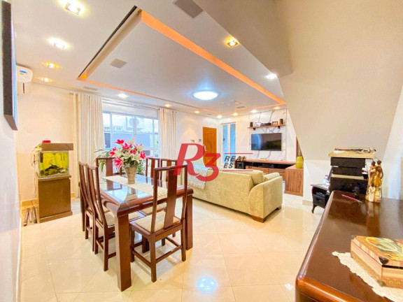 Imagem Casa com 3 Quartos à Venda, 165 m² em Embaré - Santos Imagem Casa com 3 Quartos à Venda, 165 m² em Embaré - Santos