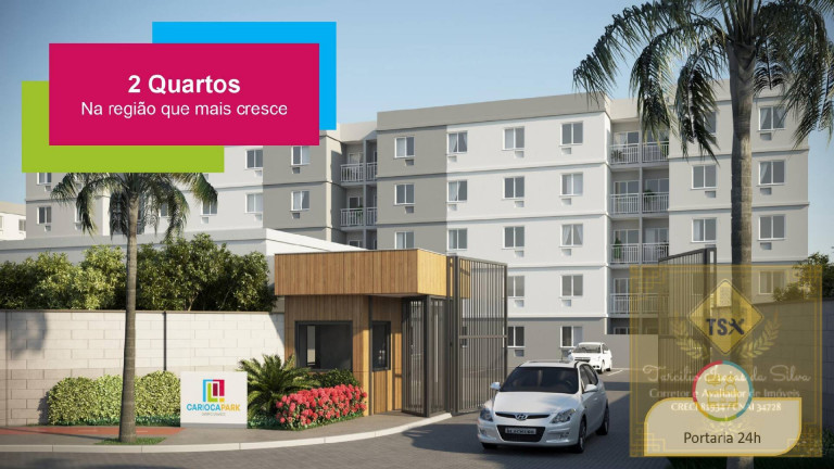 Imagem Apartamento com 2 Quartos à Venda, 45 m² em Campo Grande - Rio De Janeiro