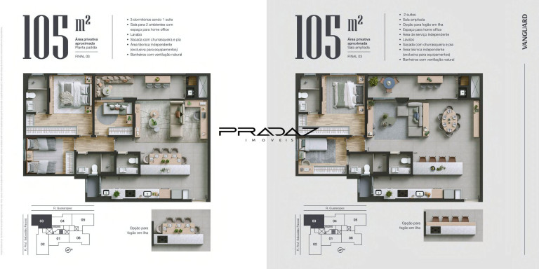 Imagem Imóvel com 3 Quartos à Venda, 20 m² em Vila Izabel - Curitiba
