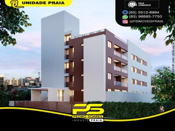 Apartamento com 1 Quarto à Venda, 33 m² em Jardim Oceania - João Pessoa
