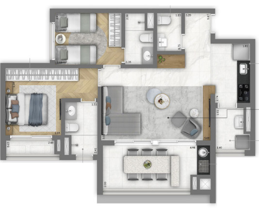 Imagem Imóvel com 2 Quartos à Venda, 138 m² em Vila Clementino - São Paulo