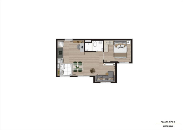 Imagem Apartamento com 2 Quartos à Venda, 36 m² em Cambuci - São Paulo