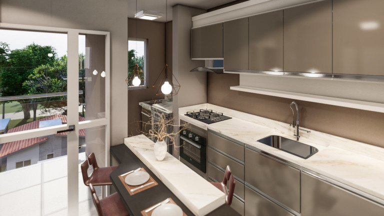 Imagem Apartamento com 2 Quartos à Venda, 67 m² em Integração - Passo Fundo
